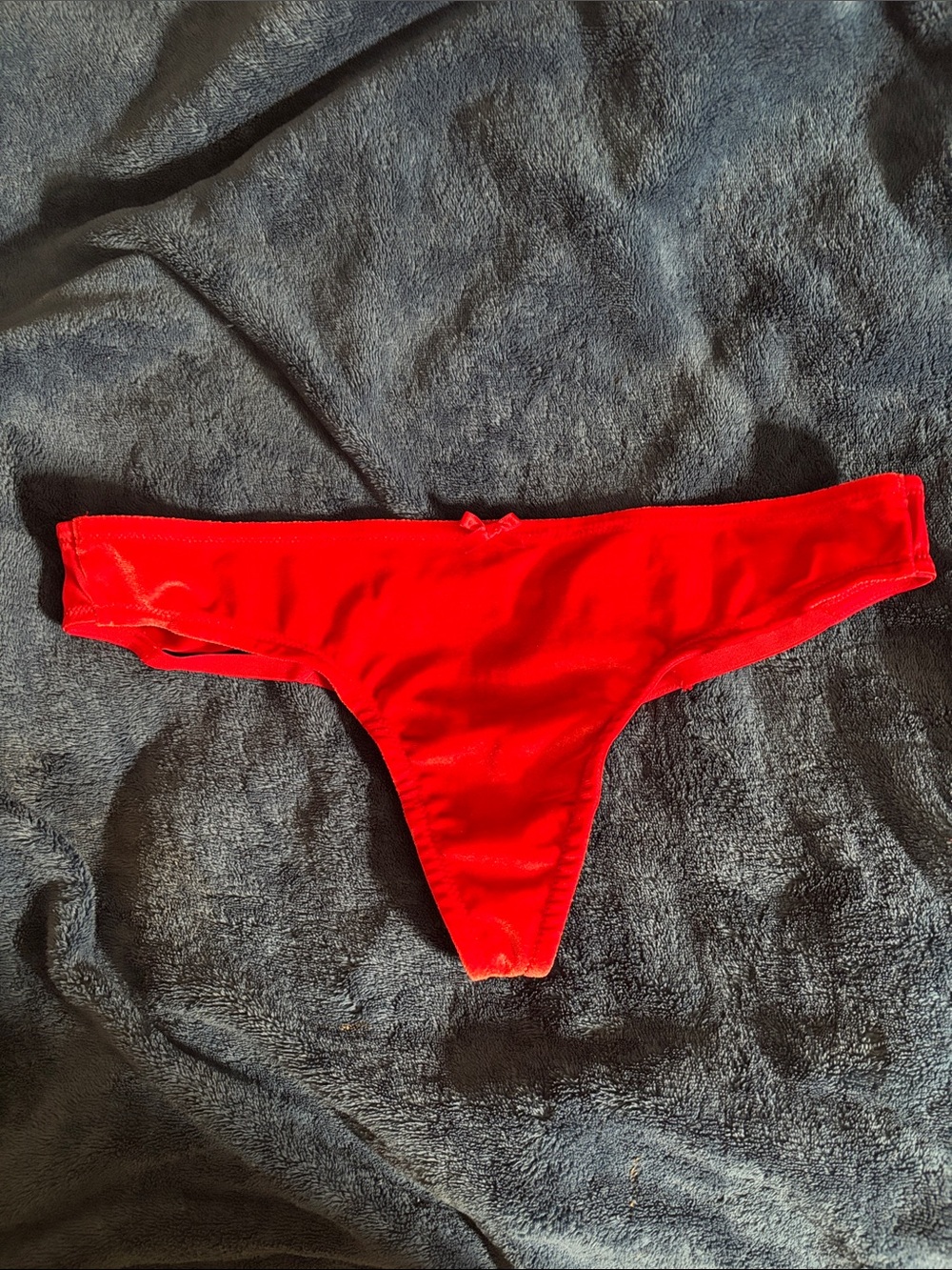 Victoria's Secret Very Sexy Red Velvet Bikini Thong